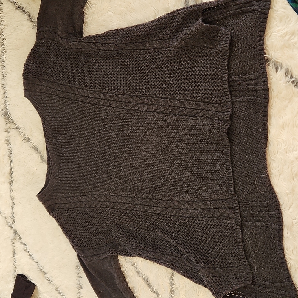 American Eagle Outfitters black/ charcoal grey sweater size medium